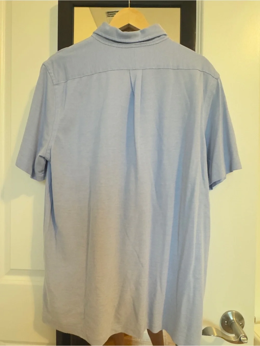 Ralph Lauren Light Blue Short Sleeve Button-Down Polo